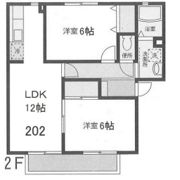 ハイツタチバナ Aの間取り画像