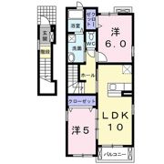 シャン・ド・フルールⅠの間取り画像