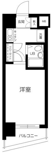 ガーラ武蔵小杉の間取り画像