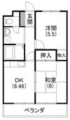 マンション歩の間取り画像