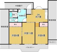 サンライズ城前の間取り画像