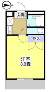 レジデンス城西の間取り画像