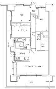 ヴェルディ中庄の間取り画像