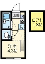 マーベラス国分寺本多の間取り画像