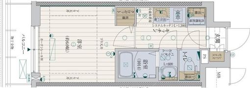 レジュールアッシュ神戸ハーバーランドの間取り画像