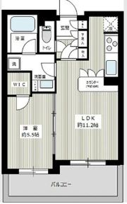 アーデル錦糸町アルプレッソの間取り画像