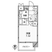 アスリート江坂Ⅱ番館の間取り画像