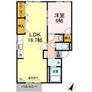 コーポふじの間取り画像