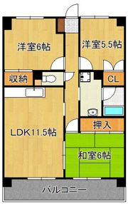 アブニール篠崎第二ビルの間取り画像