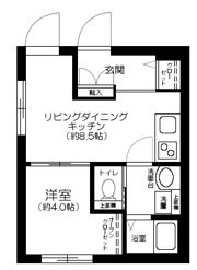 三ノ輪レーベルの間取り画像
