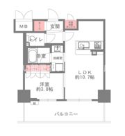 ﾌｧｲﾝﾚｼﾞﾃﾞﾝｽ福島海老江の間取り画像
