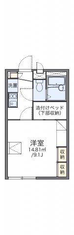 レオパレス京浜建物水橋ハイムBの間取り画像