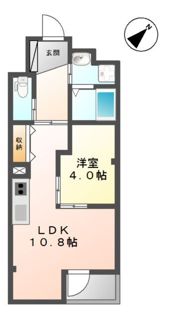 キャトルセゾン・Mの間取り画像