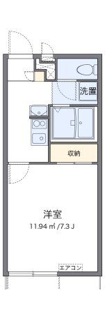 レオパレスウイングコートヤチヨの間取り画像