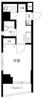 プレール日本橋壱番館の間取り画像