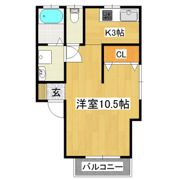 朝日ヴィラ南区の間取り画像