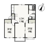 グリーンパーク西辛川Bの間取り画像