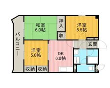 マンションカンギンの間取り画像