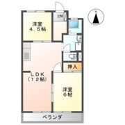 加藤シティハイツの間取り画像