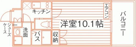 Grand E'terna岡山Ⅲの間取り画像