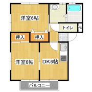 桂コーポ南区の間取り画像