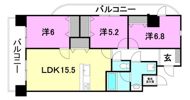 ブライムタワー古川の間取り画像