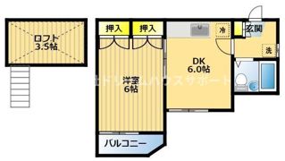 レオパレス森崎Ⅱの間取り画像