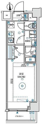 プレニーズ五反野MAXIVの間取り画像