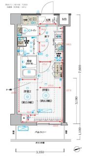 MAXIV CROSお花茶屋の間取り画像