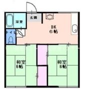 コーポリバティーの間取り画像