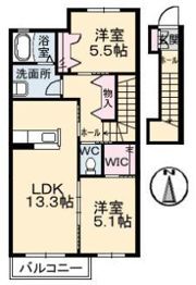 シャーメゾン上林 B棟の間取り画像