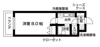 エムエムエスウエストの間取り画像