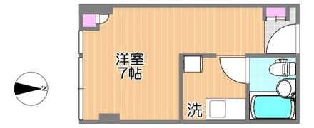 チサンマンション岡山の間取り画像