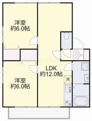 ハイツ森の泉の間取り画像