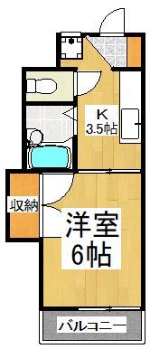 オリオンハイツの間取り画像