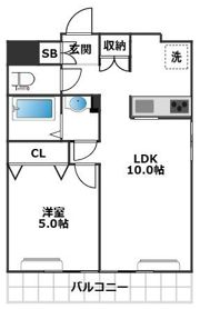 下馬ヒルスの間取り画像