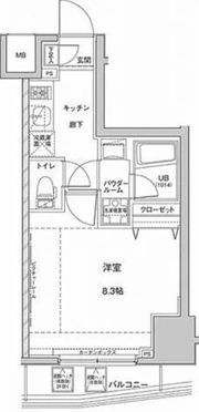 ジェノヴィア東大前グリーンヴェールの間取り画像