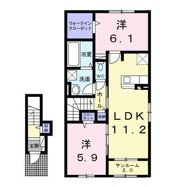 シャルマン櫻街八番館の間取り画像