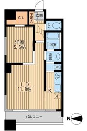 ドゥーエ清澄白河の間取り画像