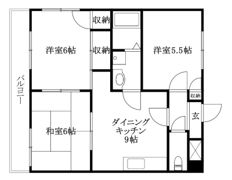 サザンキャッスル大野の間取り画像
