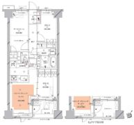 Opus residence Meguro Senzokuの間取り画像