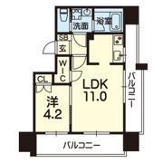 RJRプレシア熊本駅前の間取り画像