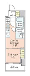 クレストコート本所吾妻橋の間取り画像