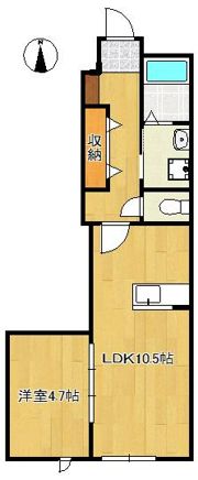 SUN VIA 下到津の間取り画像