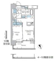 パークアクシス浅草・田原町の間取り画像