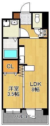 ニューサンリバー14番館の間取り画像