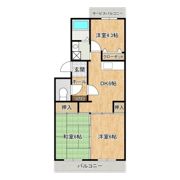 パストラル宮岡第2の間取り画像