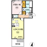Polonia Wakamatsu B棟の間取り画像