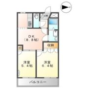 エレガントモレノの間取り画像