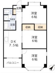 ニューブライトマンションの間取り画像